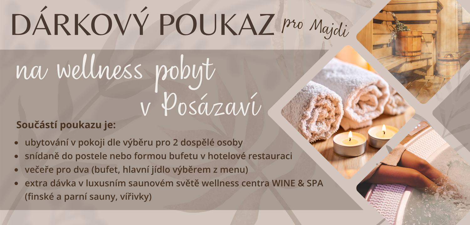 Dárkový poukaz na míru, pozvánka nebo vstupenka na akci
